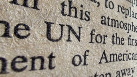 Close up of classified document dolly shot Video stock 330686637