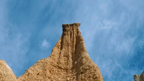 Close up of Clay Cliff Stock Footage 260850252