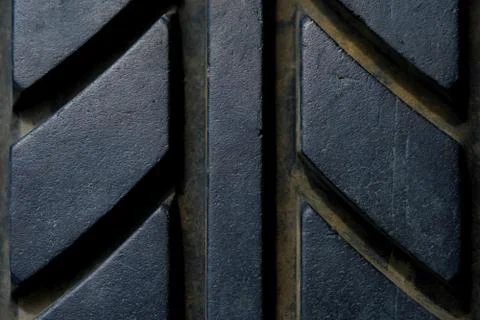 Close up clean tire texture pattern Foto stock