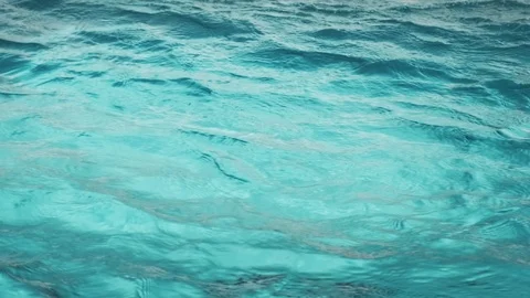 Close-up of clear blue pool water. Stock Footage 112139471
