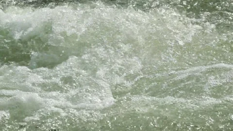Close up of a clear mountain river Stock Footage 320922984
