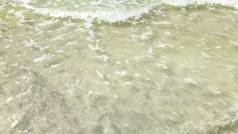 Close up of clear surf tilt 스톡 동영상 94815828