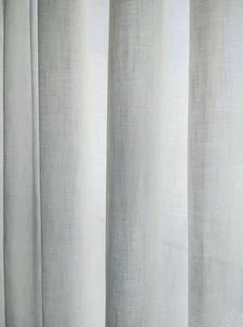 Close-up of clear, translucent curtain Stock Photos