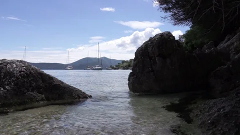 Close up on the clear water 库存影片 92256423