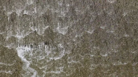 Close up of clear waterfall waves Stock Footage 321810754