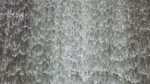 Close up of clear waterfall waves Stock Footage 321810756