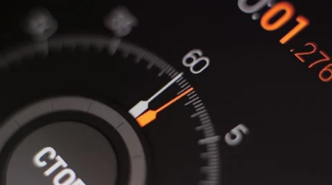 Close up clock and countdown timer and stopwatch Stock Footage 44934855