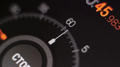 Close up clock and countdown timer and stopwatch Stock Footage 44934879