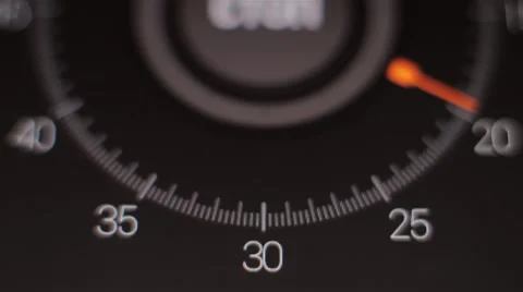Close up clock and countdown timer and stopwatch Stock Footage 44934909