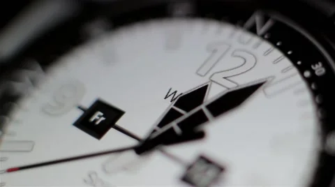 Close up clock and countdown timer and stopwatch Stock Footage 44935082