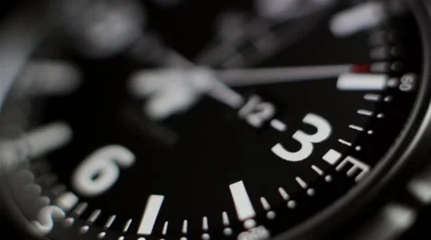 Close up clock and countdown timer and stopwatch Stock Footage 44935120