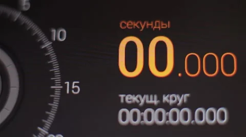 Close up clock and countdown timer and stopwatch Stock Footage 44935125