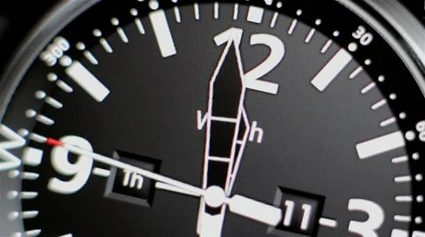 Close up clock and countdown timer and stopwatch Stock Footage 44935134