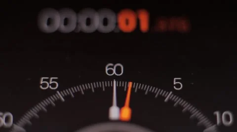 Close up clock and countdown timer and stopwatch Stock Footage 44935140