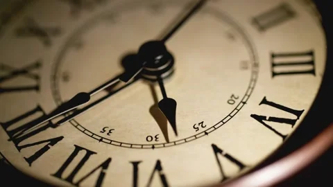 Close-up of clock clock time-lapse 動画素材 257296196