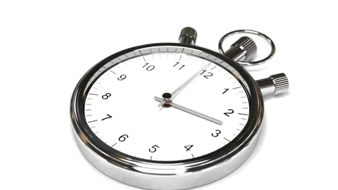 Close-up on a Clock Face Clock mechanism beating the time quickly Time Lapse Stock Footage 336445129