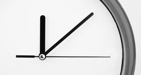 Close-up of clock face Stock Photos