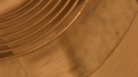 Close up. Clock Gears Mechanism. Stock Footage 82210548