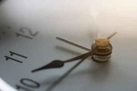 Close up of clock Foto stock