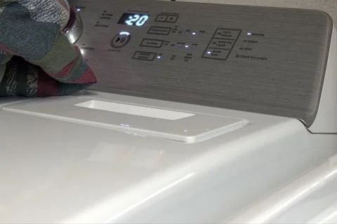 Close - up of a clothes dryer Stock Photos