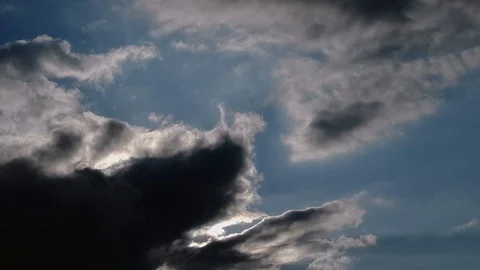 Close-Up Cloud on Sunset Time Lapse Stock Footage 115280882