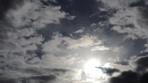 A close up of clouds in the sky Video stock 129580153