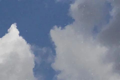 A close up of clouds in the sky Stock Illustration