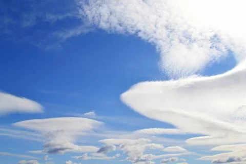 A close up of clouds in the sky Stock Photos