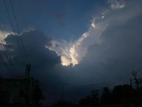 A close up of clouds in the sky Stock Photos