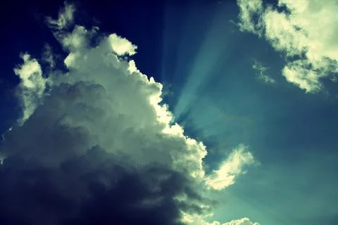 A close up of clouds in the sky Stock Photos