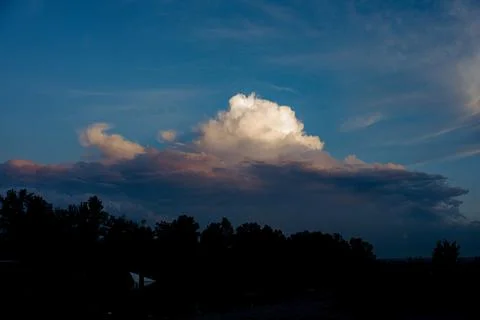 A close up of clouds in the sky Stock Photos