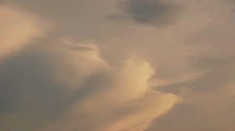 Close-up of clouds at sunset in the sky over Belize, Central America Vídeo Stock 31117288