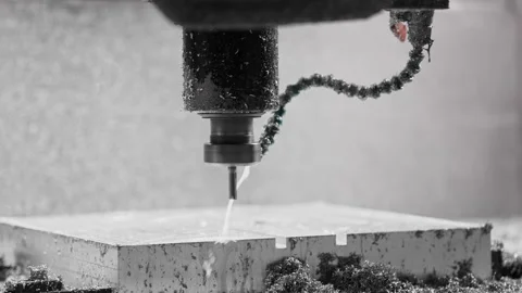 Close-up of the CNC start-up Stock Footage 167351704