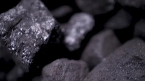 Close up of coal Vídeo Stock 124077597