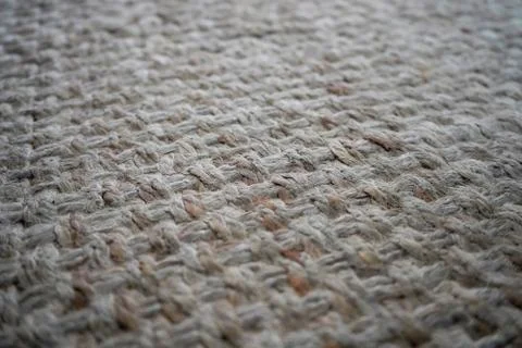 Close up of coarse fabric weaving 写真素材