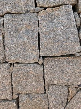 Close-up of cobblestone wall Stock Photos