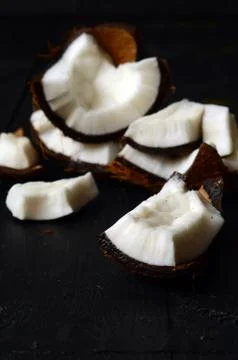 Close up of coconut Stock Photos