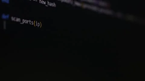 Close-Up of Code Syntax, Programming. Coding and Hacking Concept. Stock Footage 278617029
