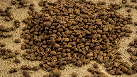 Close-up Coffee Beans. Stock-Footage 63300275