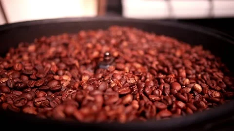 Close Up On Coffee Beans Stock Footage 150908805