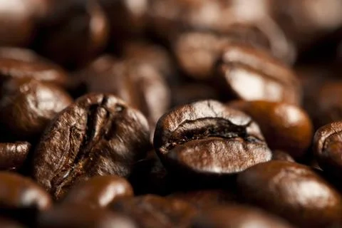 Close up coffee beans 스톡 사진