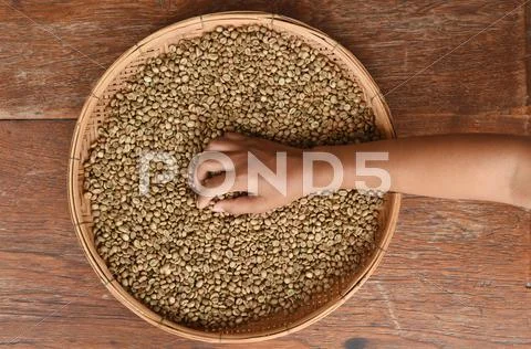 Close up of coffee beans Stock Photos