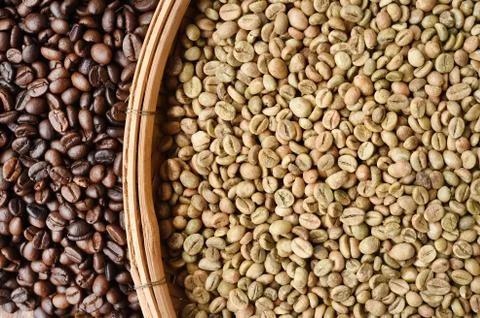 Close up of coffee beans Stock Photos