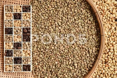 Close up of coffee beans Stock Photos