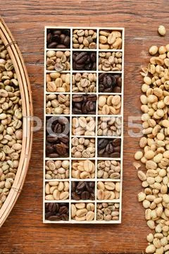 Close up of coffee beans Stock Photos
