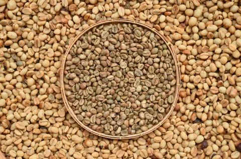 Close up of coffee beans Stock Photos