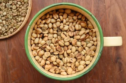 Close up of coffee beans Foto stock