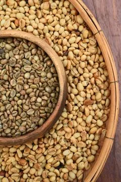 Close up of coffee beans Foto stock