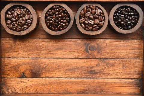 Close up of coffee beans Stock Photos