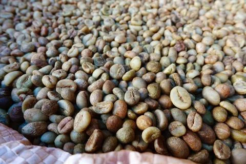 Close up of coffee beans Stock Photos